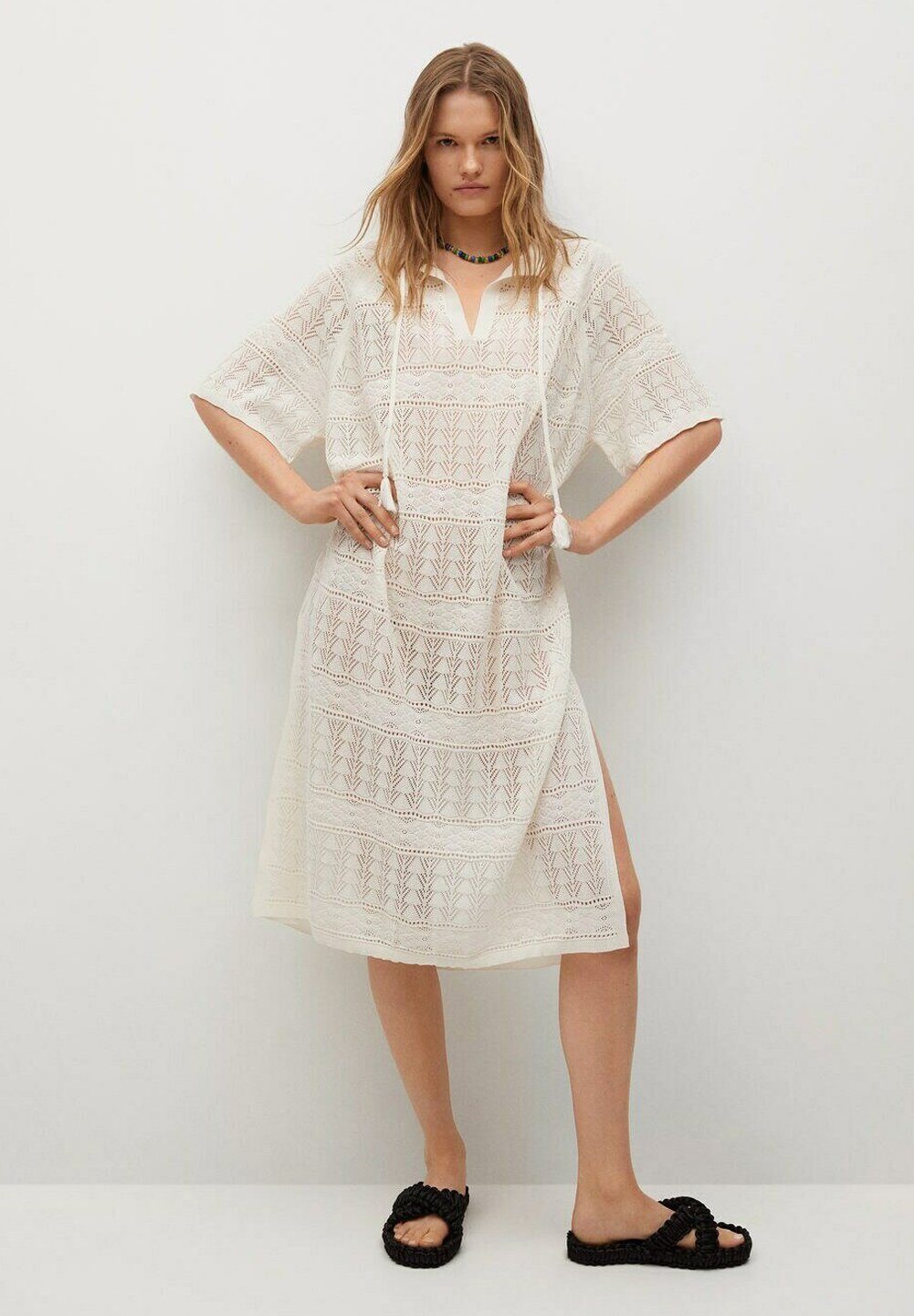 mango white dress