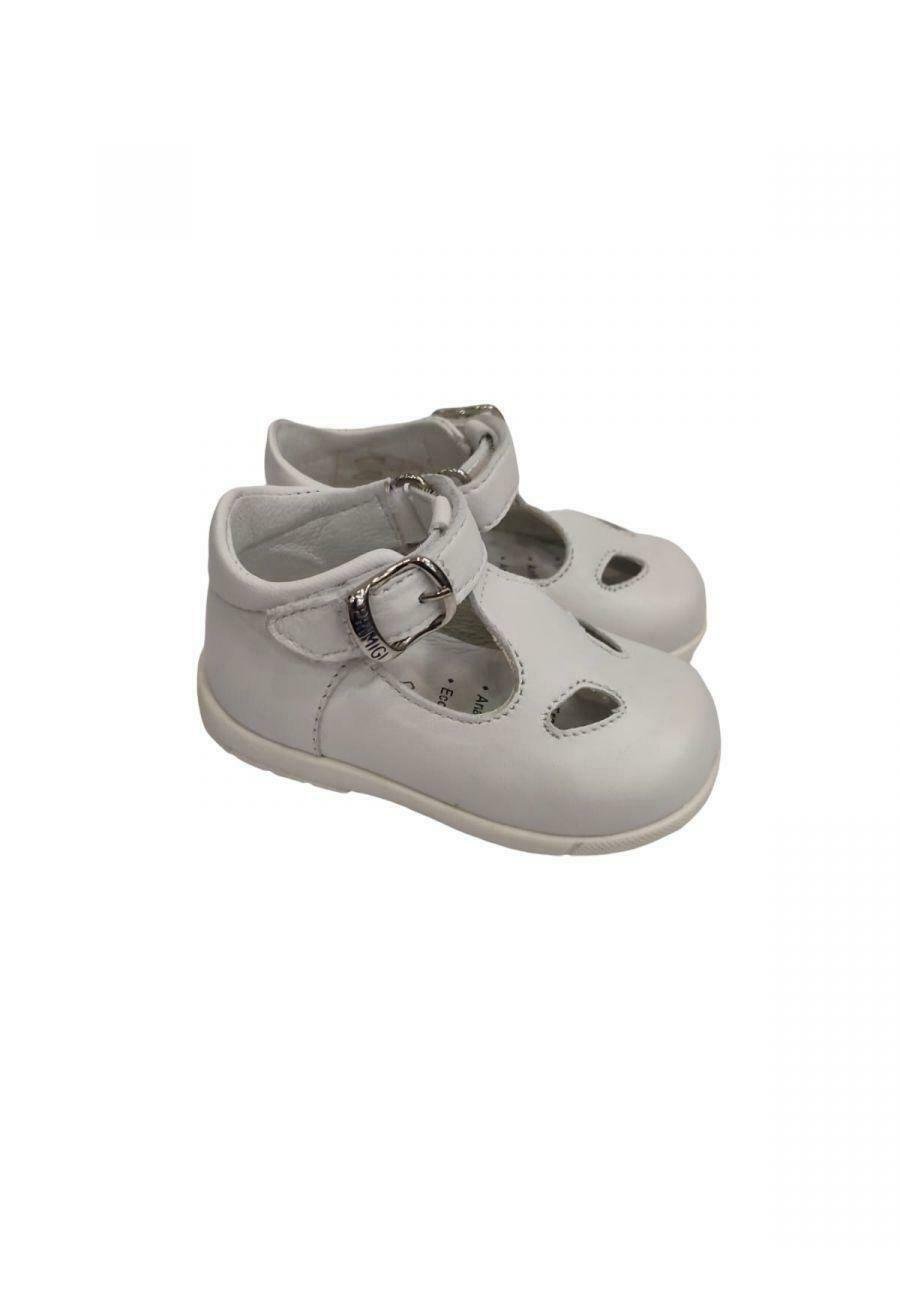 Primigi Ballerina pelle sintetica con cuori Bianco | 5406522