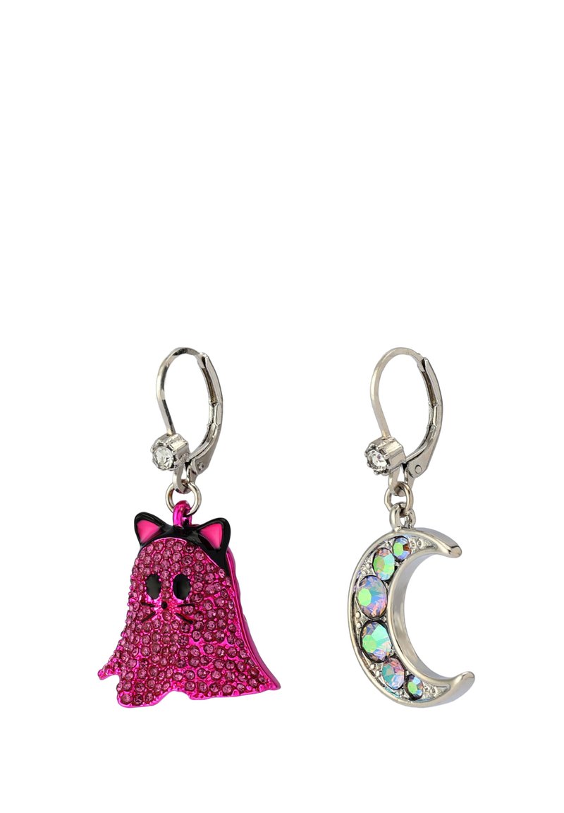 Betsey Johnson HALLOWEEN CAT MOON MISMATCH Earrings pink Zalando