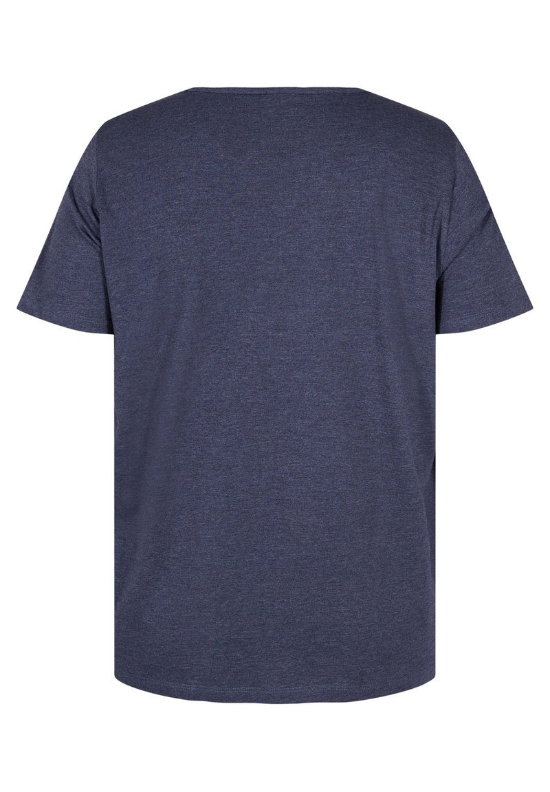 Damen T-Shirts | Zizzi SHORT SLEEVED WITH BRODERIE ANGLAISE T-Shirt print night sky mel./dunkelblau - NR15610 Damen T-Shirts | Zizzi SHORT SLEEVED WITH BRODERIE ANGLAISE T-Shirt print night sky mel./dunkelblau - NR15610