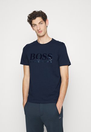 TEE - Print T-shirt - navy