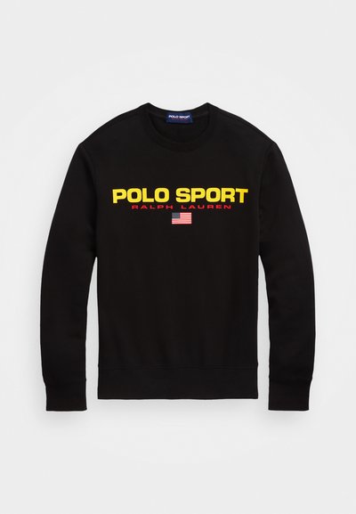 Polo Ralph Lauren LONG SLEEVE - Bluză de molton - black