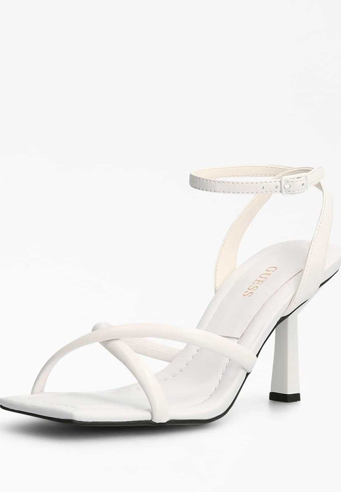 Guess DEZZA - Sandali con tacco - weiß/bianco - Zalando.it