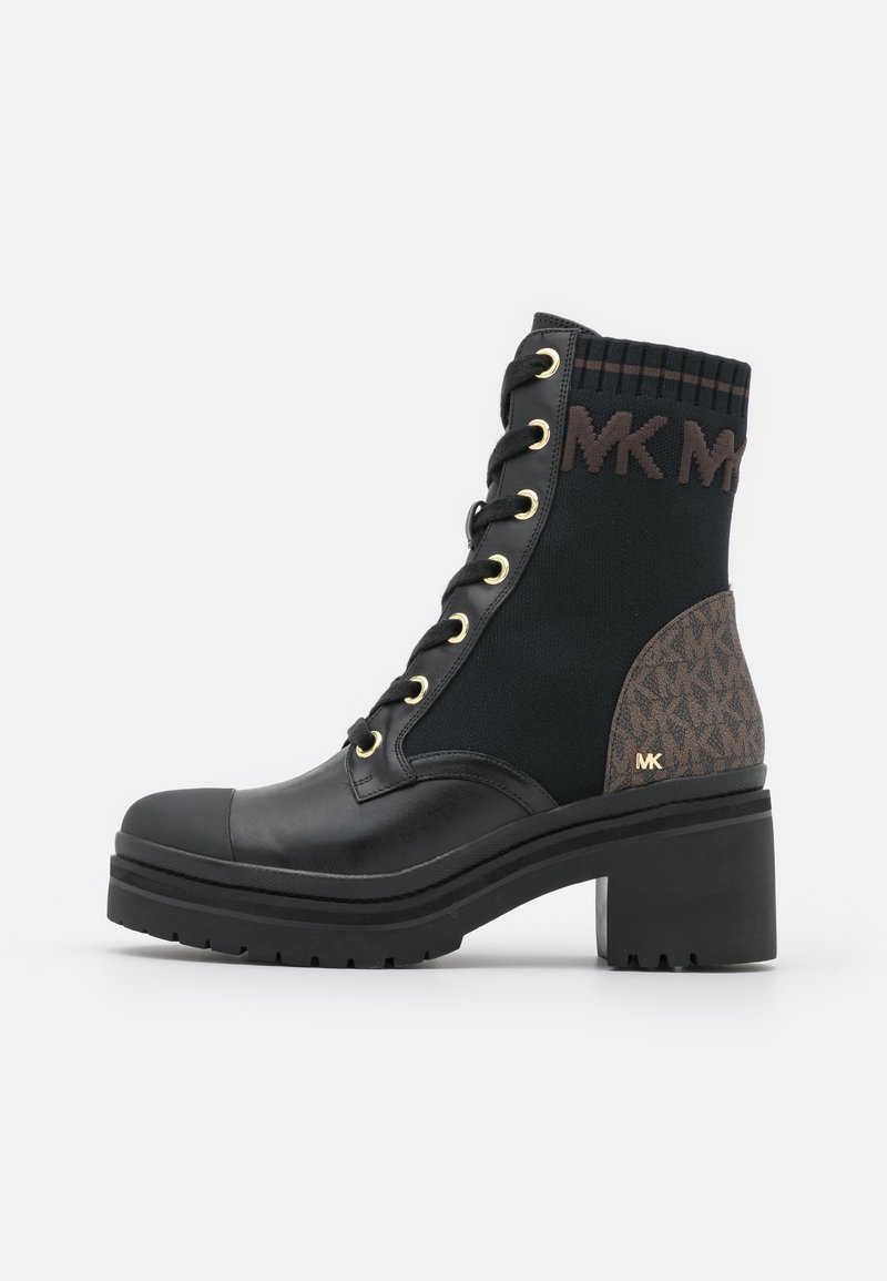MICHAEL Michael Kors BREA BOOTIE - Lace-up ankle boots - black/brown/black - Zalando.co.uk Michael Michael Kors Boots MICHAEL Michael Kors BREA BOOTIE - Lace-up ankle boots - black/brown/black - Zalando.co.uk Michael Michael Kors Boots