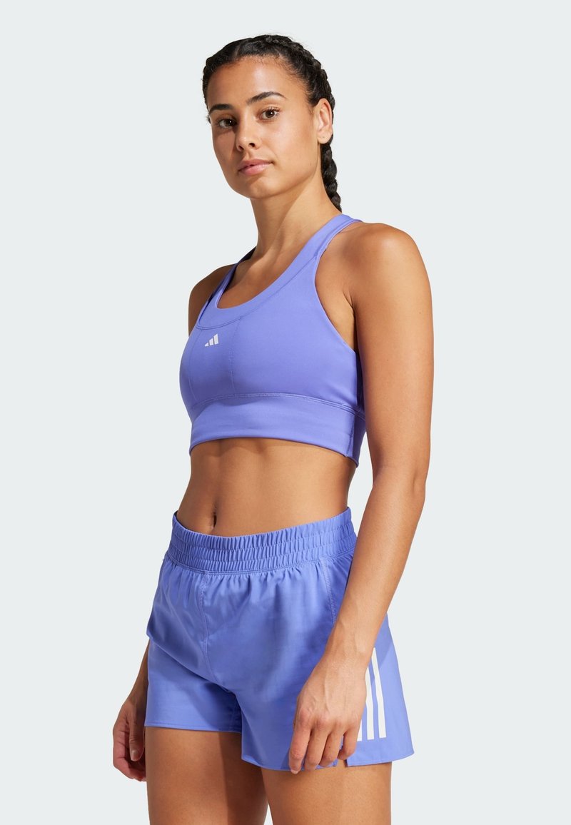 adidas Performance Sujetadores deportivos con sujeción media - semi blue
