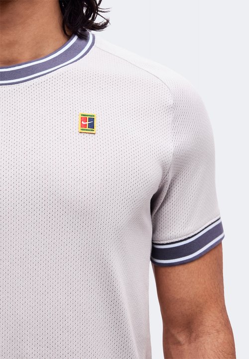 Nike HERITAGE - Sports T-shirt - silver-coloured lilac/gridiron — photo 6