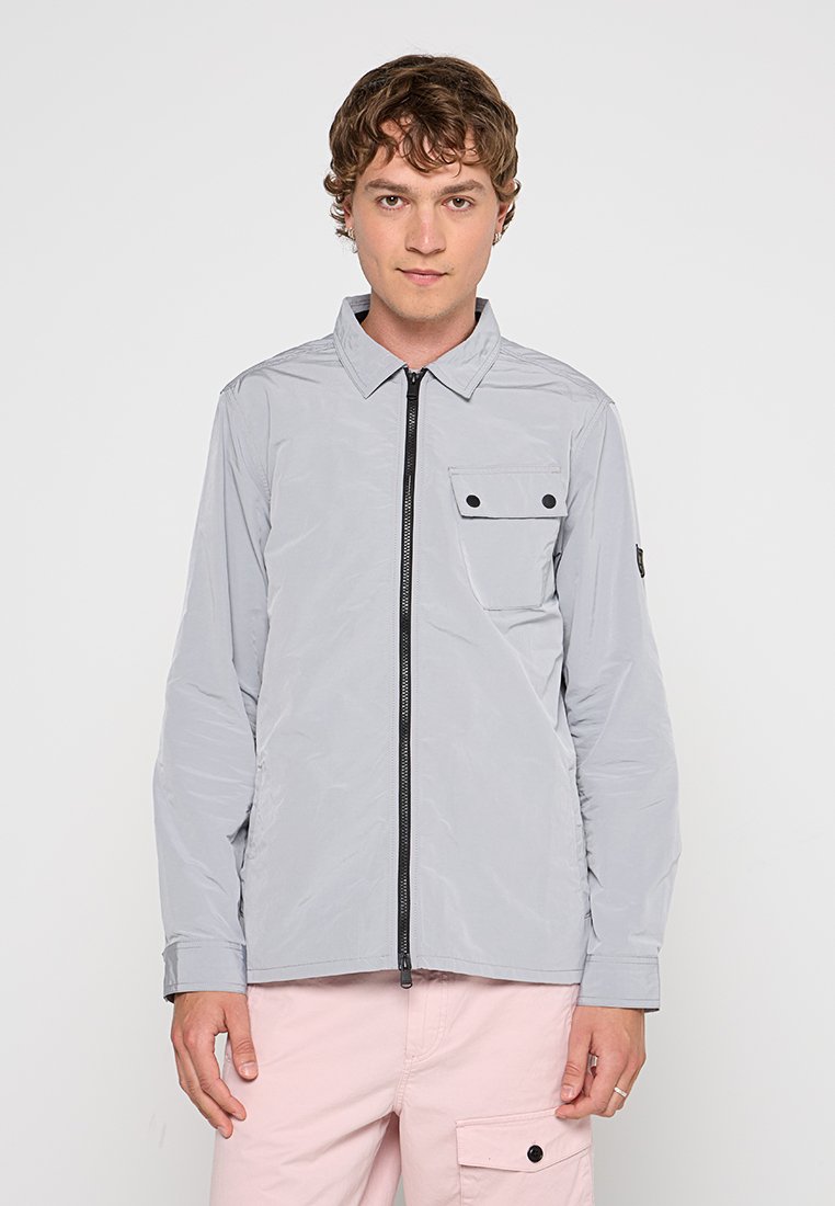 Barbour International Lichte jas grijs