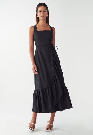 SIKA FRILL DRESS - Jurk - black