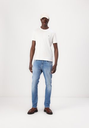 SLIM TEE 2 PACK - Basic T-shirt - ancient white/relic tan