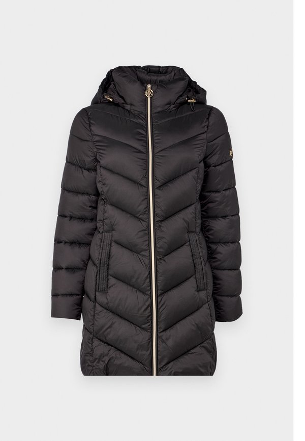 HOODED LONGLINE CHEVRON - Winter coat3