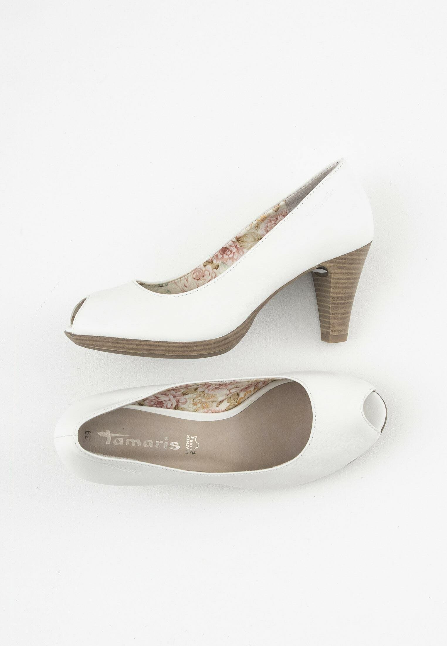 White Witte Pumps Tamaris Tamaris Witte Klassieke Gesloten Pumps White Dames