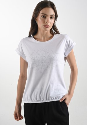 T-shirt con stampa - white