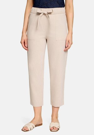 Betty & Co BETTY & CO MIT ELASTISCHEM BUND CASUAL-HOSE - Pantalon classique - beige