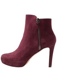 Pura Lopez Botines de tacón - bordeaux