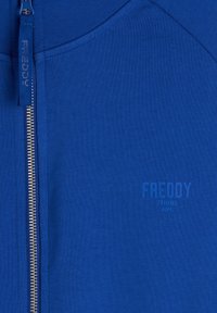 Freddy COMFORT FIT CON COLLO  - Felpa con zip - bluette