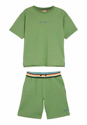 SET-REGULAR FIT - Printtipaita - khaki green