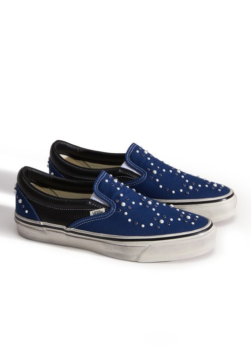 Vans PREMIUM CLASSIC SLIP-ON 98 - Trainers - dark blue — foto 4