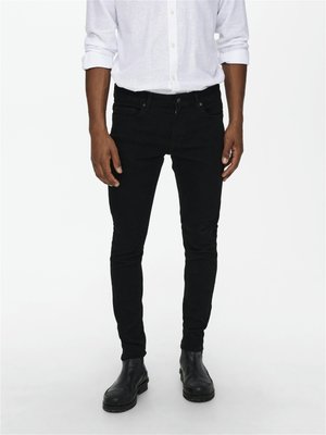 Only & Sons, ONSWARP - Jeans Skinny Fit - black denim