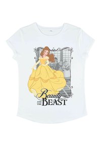 Henry Tiger BEAUTY & THE BEAST DANCING BE - Triko s potiskem - white