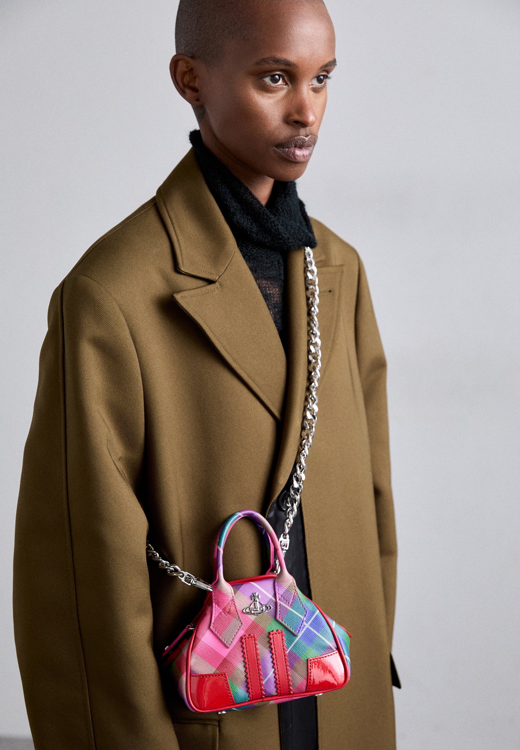 Vivienne Westwood MINI YASMINE CHAIN - Handbag - candy/pink  