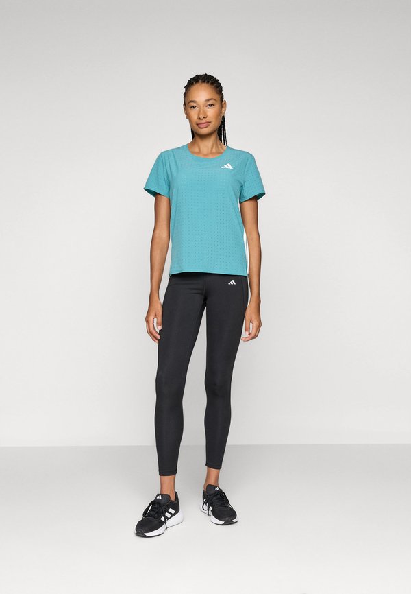 ADIZERO TEE  - Print T-shirt - powder teal3