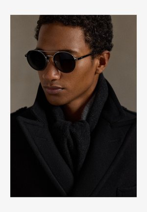 Polo Ralph Lauren, REVERSIBLE WOOL-BLEND SCARF - Sjal / Tørklæder - black/grey