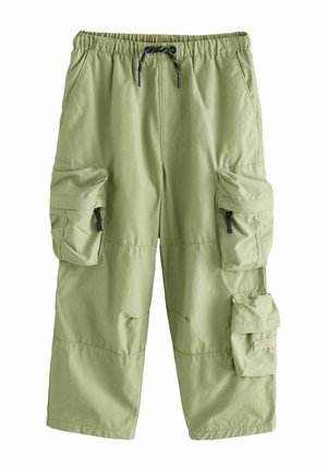 BAGGY POCKET - Cargo trousers - sage green