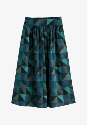 Seasalt Cornwall, SEASALT CORNWALL MEVAGISSEY SKIRT - A-lõikeline seelik - teal - blanket geo estuary