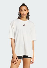 adidas Performance ONE REP AT A TIME  GRAPHIC - Sports T-shirts - chalk white