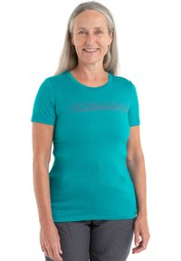 icebreaker MERINO 150 LIGHT WEIGHT TECH LITE II GRAPHIC - T-Shirt print - TEAL