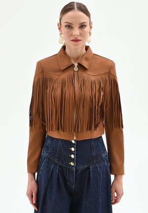 Giacca leggera - camel beige