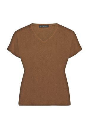 Betty Barclay, BETTY BARCLAY MIT STRUKTUR STRUKTURSHIRT - T-shirt basique - classic nougat