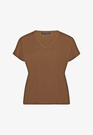 Betty Barclay, BETTY BARCLAY MIT STRUKTUR STRUKTURSHIRT - T-shirt basique - classic nougat