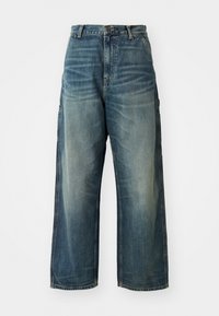 BRANDON SINGLE KNEE PANT - Calças de ganga de corte relaxado - blue worn used wash