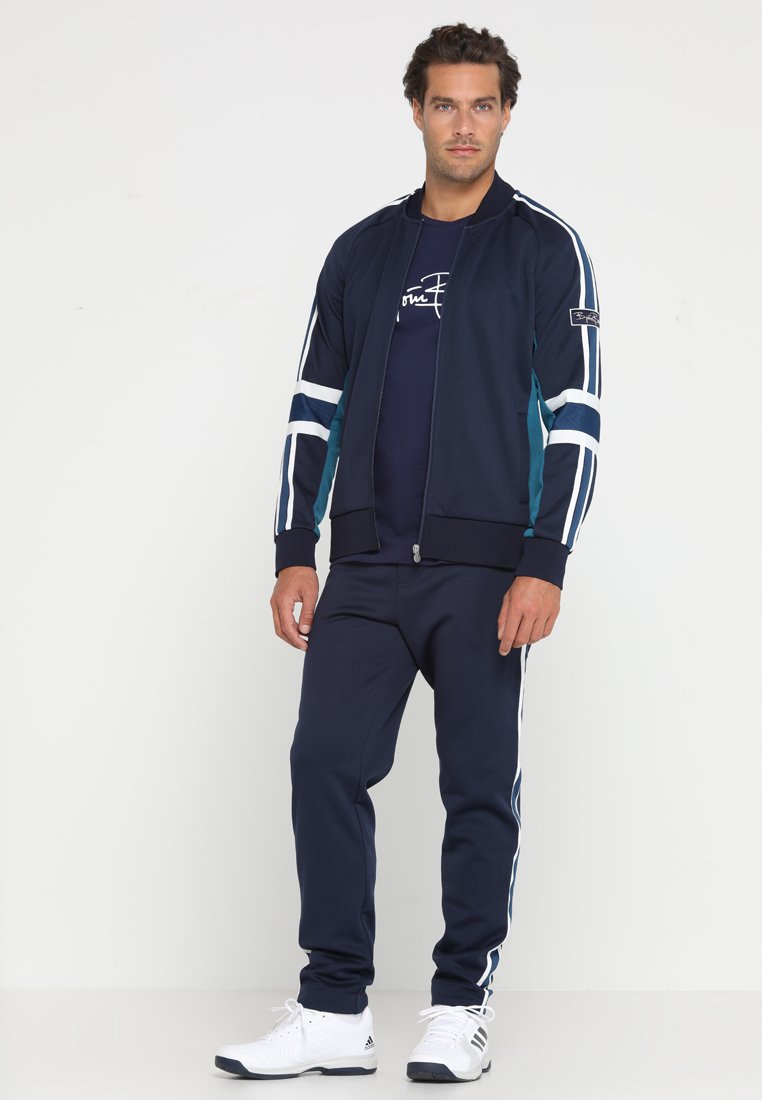 adidas originals og track jacket in maroon borg