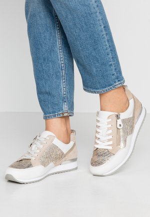 Caprice Trainers - light gold/white