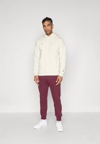 Champion ICONS TONAL HOODIE LARGE LOGO - Sweat à capuche - beige