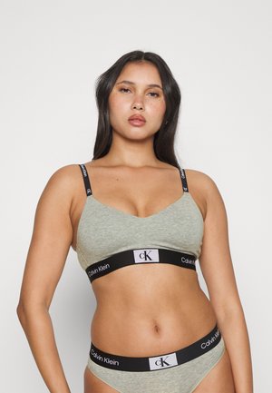 LINED BRALETTE - Sutien pentru tricou - grey heather