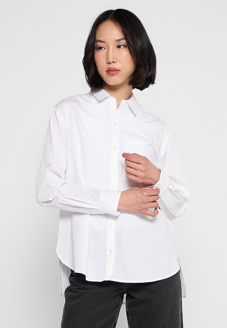 DKNY Overhemdblouse wit DKNY Overhemdblouse wit