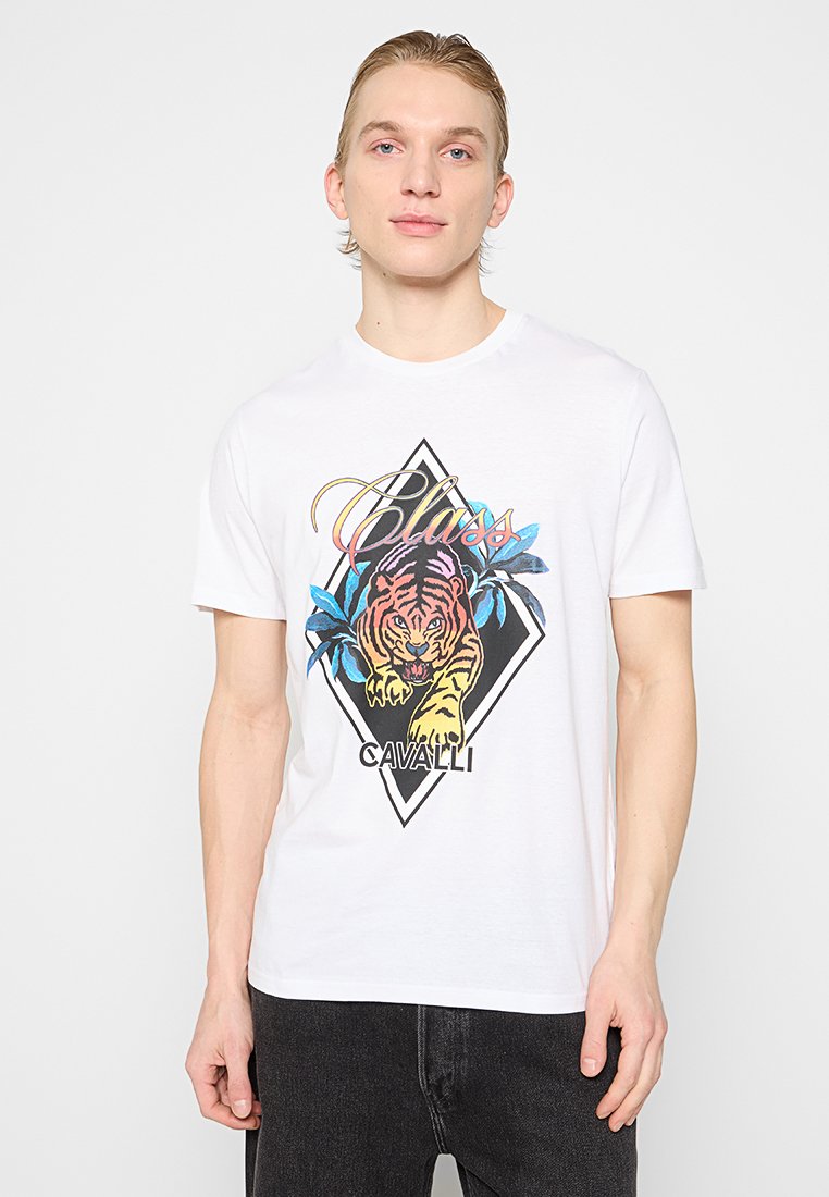 Cavalli Class T-shirt print wit