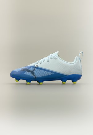 Puma, ULTRA 7 PLAY UNISEX - Футболни обувки за изкуствена трева - ultra blue/icy blue/ black/lime queeze