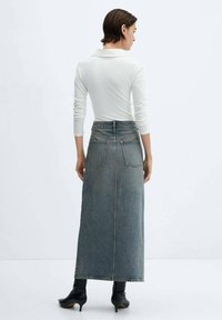 Mango Fustă maxi - dark blue
