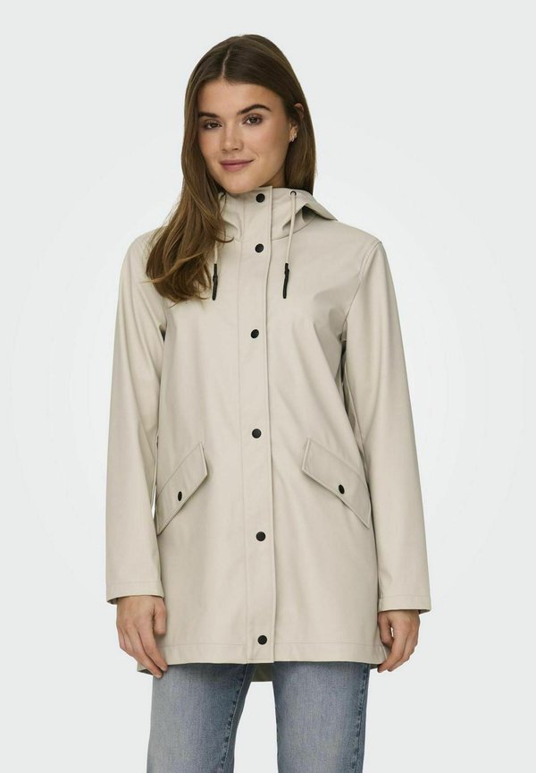 ONLELISA RAINCOAT - Waterproof jacket - silver lining