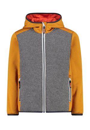 HYBRID FIX HOOD - Fleecejacka - c zucca