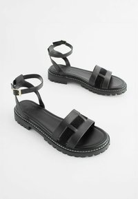 Next FOREVER COMFORT CLEATED REGULAR WIDE FIT - Sandaalid - black