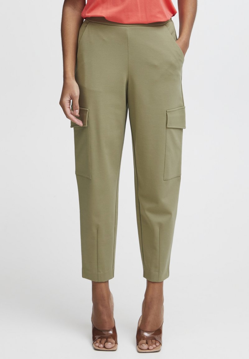 b.young - BYRIZETTA  - Cargo trousers - aloe, Enlarge