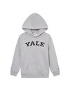 YALE HOODIE UNISEX - Sweatshirt - light grey melange/black