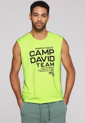 MIT RUBBER PRINTS - Top - neon yellow