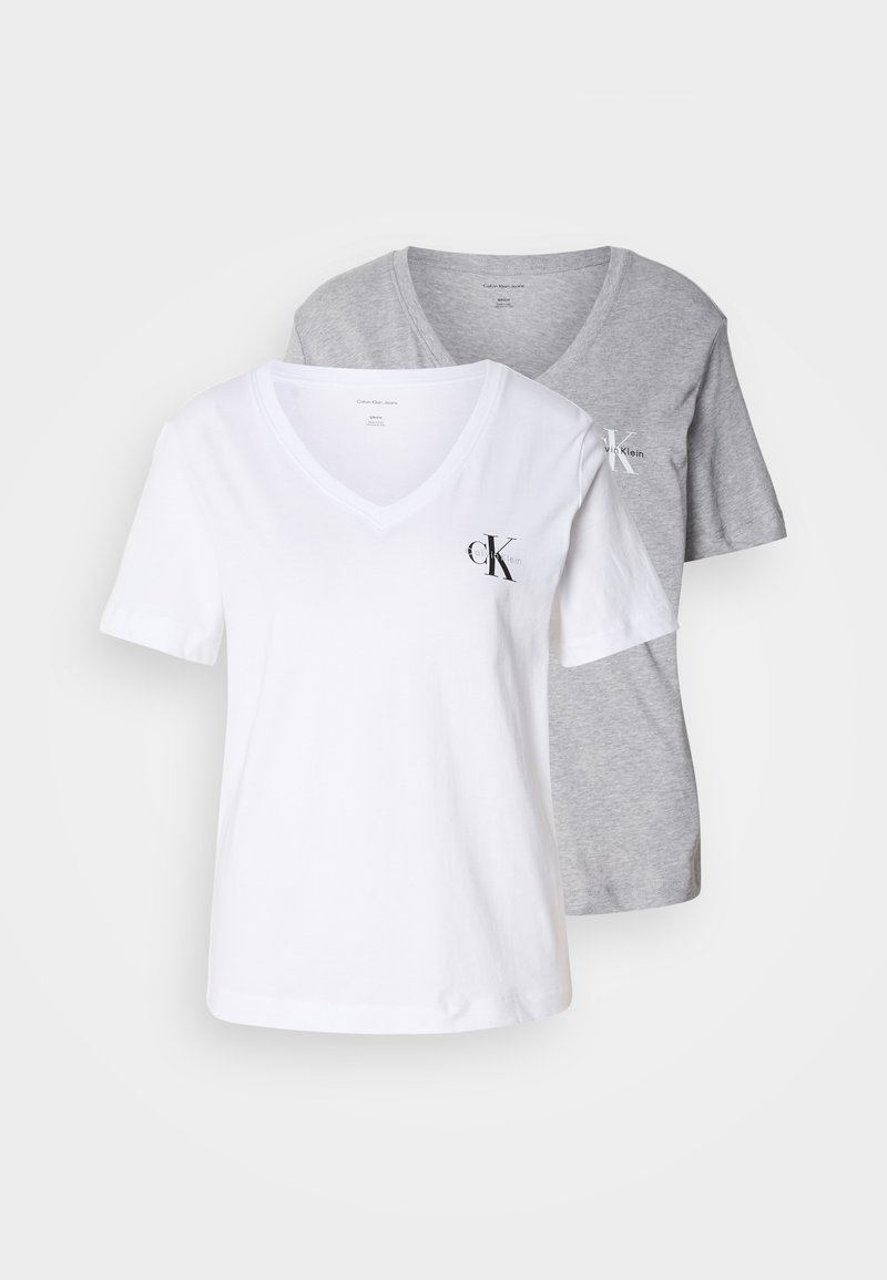 Calvin Klein Jeans T-shirt basic grijs Calvin Klein Jeans T-shirt basic grijs