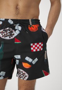 Carhartt WIP SLATER SWIM TRUNKS - Bañador corto - isis maria dinner/black